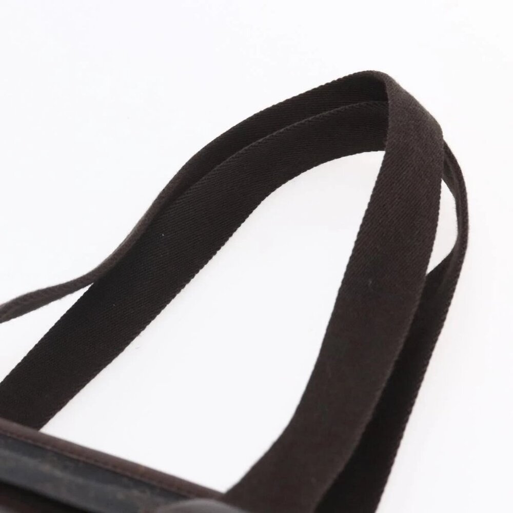 GUCCI GG Canvas Tote Bag Brown Silver 34339 Auth 149975 - Picture 9 of 16